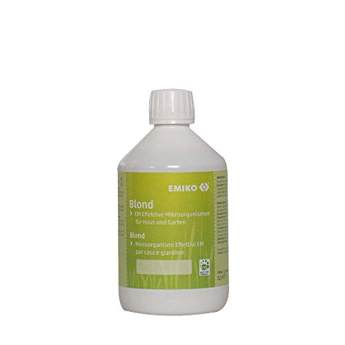 Emiko Blond Original EM Micro-organismes efficaces 500 ml Produit polyvalent clair EM Cover