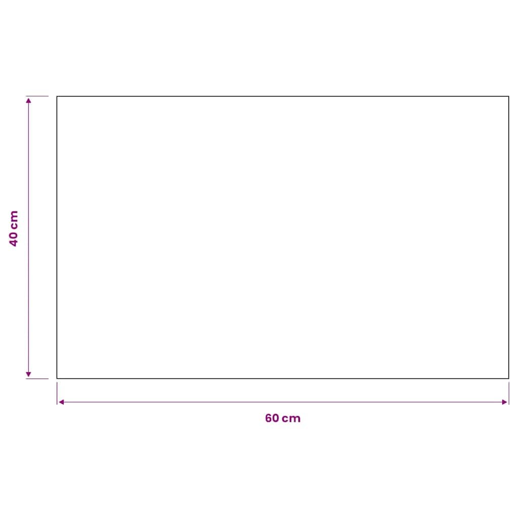 Felpudo rectangular de polipropileno 40 x 60 cm antracita con parte trasera de goma antideslizante para entrada, pasillo, pasillo interior y exterior, resistente a la humedad y fácil de