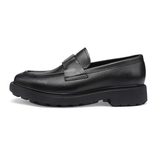 Image of Dress Shoes for Men,Classicial Leather Loafers Slip on Formal Business Shoes Penny