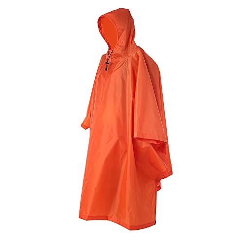Aeike Poncho Pluie pour Adultes Imperméable Cape de Pluie pour L'extérieur, Poncho/Tapis de Camping/Ombre de Camping Multifonctions 3 en 1 pour la Randonnée en Plein Air Cover