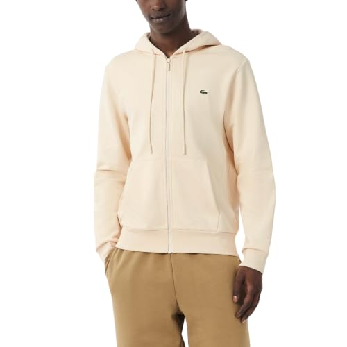 Image of Lacoste Men's Classic Fit Zipped Fleece Sweatshirt