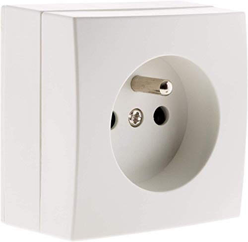 Bel'Vue Prise 2P+T 16A saillie Blanc