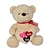 Ours en peluche Triston romantique Bear Saint Valentin Ours en peluche doux 28 cm phrase I Love You