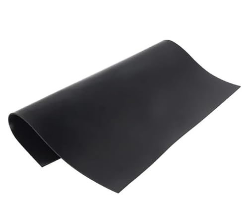 8X8 Inch Translucent Silicone Rubber Gasket Pad - Flexible, and Insulating Silicone Sheet for Industrial Use(0.5mm)