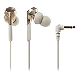 オーディオテクニカ SOLID BASS カナル型 イヤホン 有線 重低音 ハイレゾ音源対応 シャンパンゴールド ATH-CKS770X CG