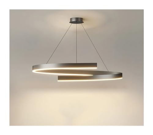 Lustre noir rond pour éliminer les zones d'ombre dans un grand salon ou une cuisine