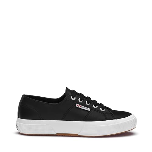 Superga Women's 2750 Sneakers Leather Black in Size US 6