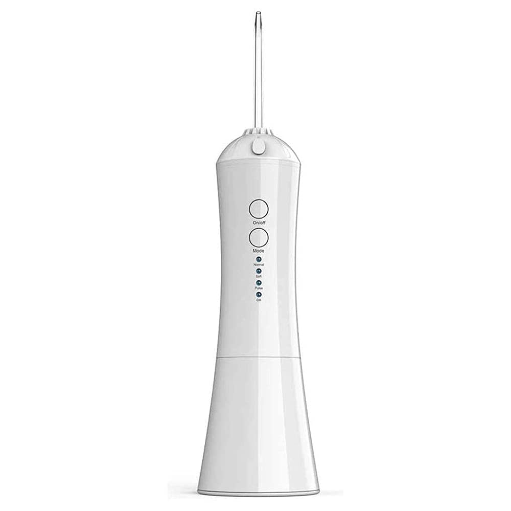 Water Flosser Portable Dental Oral Irrigator Rechargeable Waterproof Teeth Cleaner for Home and Travel -230ml Detachable Reservoir Color