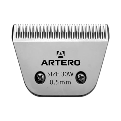 Artero Wide Blade 30 for Pet Grooming – Precision Ceramic Clipper Blade 0.02–0.05 mm – Professional Dog and Cat Grooming Replacement Blade
