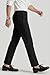 GINGTTO Black Dress Pants Men Slim Fit Stretch Tapered Leg Skinny Slacks 36