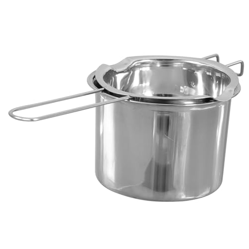 TOGEVAL Crisol Ollas para Derretir Mantequilla y Chocolate 600ml Acero Inoxidable 304 Resistente Cocina Horno Uso Familiar Restaurante