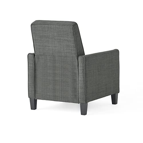 Sillón Reclinable Gris Mimbre Estructura Sólida miniatura 6