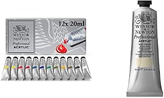 Winsor and Newton 2390402 Artists Acrylic Paint Starter (12 x 20 ml)