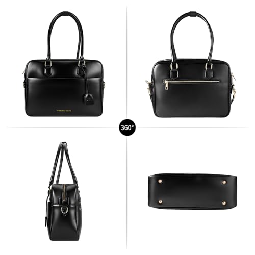 Image of VICTORIA HYDE Women Business Satchel Handbags, Leather Tote Bag, Weekender Travel Bag