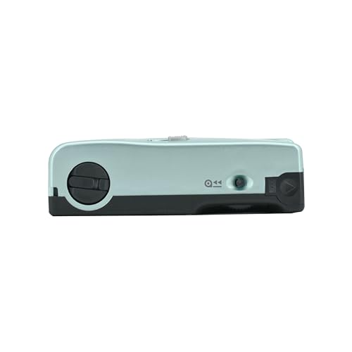 RETO PANO 35mm Filmkamera–22mm Weitwinkelobjektiv,Panorama,einfacher Wechsel,Objektivabdeckung,eingebauter Blitz(Film und AAA-Batterie sind Nicht im Lieferumfang enthalten) (Metallisches Mint)