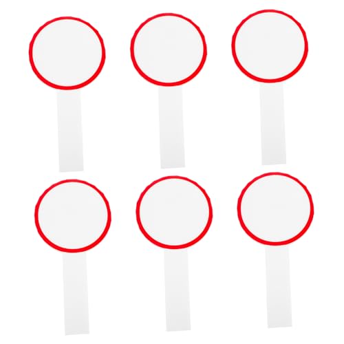 SEWACC Board Auction Paddles White Board Mini for Dry Erase Cards Judges Voting Scoreboard