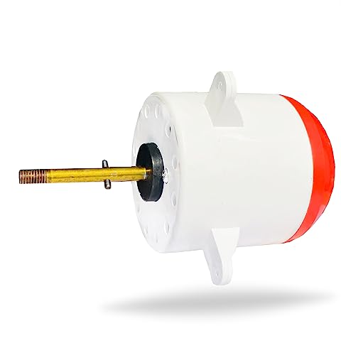 Lovely Solar Fan® DC 12Volt 48Watt Powerful Motor for Fans & Coolers (PVC, White & Red)