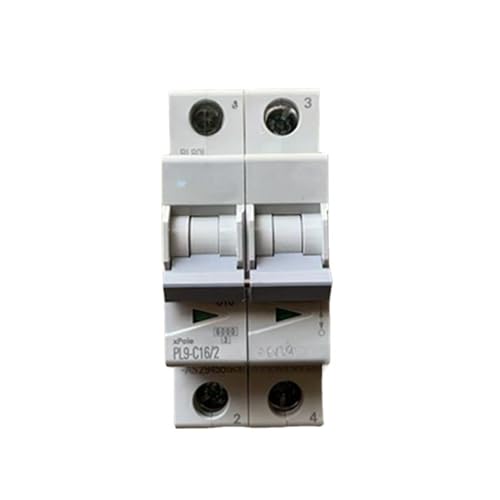 Disjoncteur miniature PL9-C16/2 protection 16A courbe C 6kA 2P