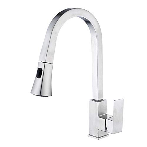 Robinetterie cuisine inox à douchette amovible pour cuisiner comme un chef chez soi