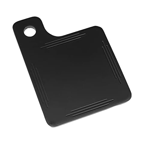 Krator MT276-B Black Tag Sticker Plate (Black Cruiser Metric Bike Motorcycle Inspection Parking Pass) Cover
