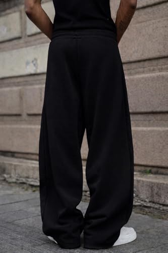 Image of Rockwell Men's Baggy Sweatpants | Cotton Terry Relaxed Fit Joggers for Men | Oversized Streetwear Track Pants | Casual Gym & Everyday Wear| 007