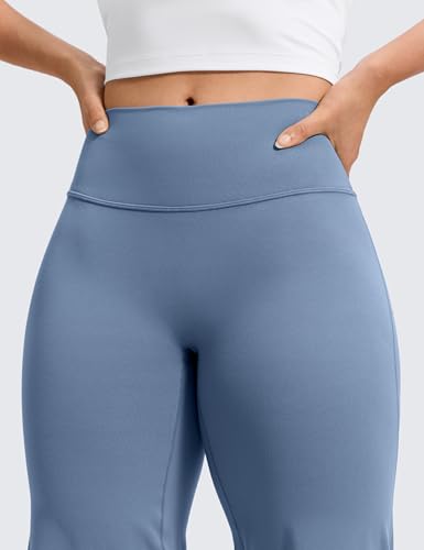Image of CRZ YOGA Softretch No Front Seam Wide Leg Pants 28'' / 30'' / 32 inch for Women - High Waist Yoga Lounge Buttery Soft Comfy Casual