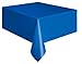 Royal Blue Polka Dot Plastic Tablecloth, 108