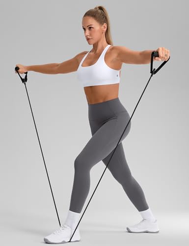 Image of CRZ YOGA Butterbreeze Criss Cross Back Sports Bra | Medium Support, Removable Pads, Training, Fast Dry, Square Neck, Strappy, for Women