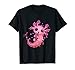 Axolotl Camicia Carino Rosa Peluche Salamandra Boba Tea Girls Maglietta