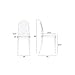 Poly and Bark Burton Side Chair in Clear (Set of 4)