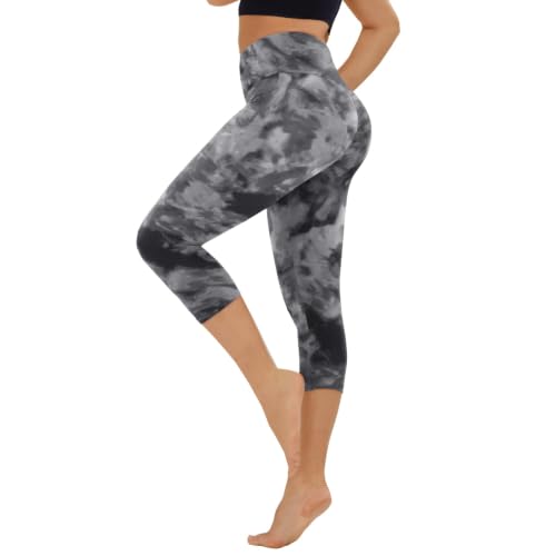 Image of TNNZEET High Waisted Leggings for Women - No See Through Tummy Control Cycling Workout Yoga Pants with Pockets Reg & Plus