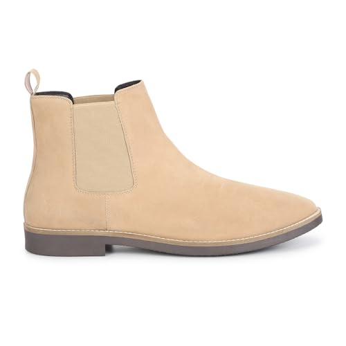 Image of YOHO Comfortable Boots For Men | Extra Cushioned Foot Bed And Skin Friendly Ankle Boot With Low Heels | PU Finish Material | Trendy, Stylish & Casual Boots | Winter, Snow & Holiday Outings