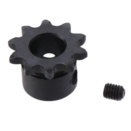 Roller Chain Sprockets10 Tooth Gear Durable 25 Chain Roller Sprockets Roller Chain Black Oxide C45 Carbon Steel