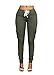 OLUOLIN Womens Spandex Yoga Tight Quick Dry Fitness Pants Size L Green