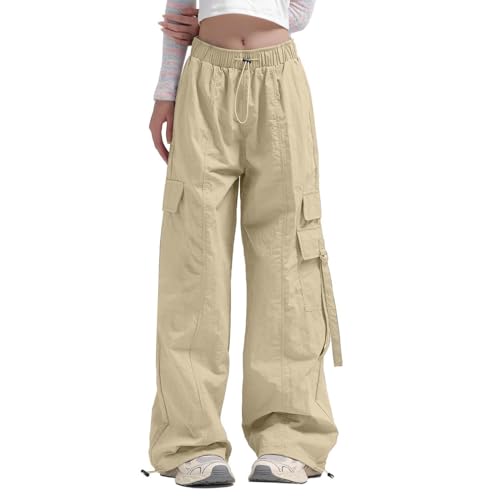 Pantalones cargo para mujer de cintura alta, pantalones cargo elásticos, pantalones largos para mujer, tallas grandes, Y2k, transpirables, pantalones cargo largos, deportivos, senderismo, elegantes