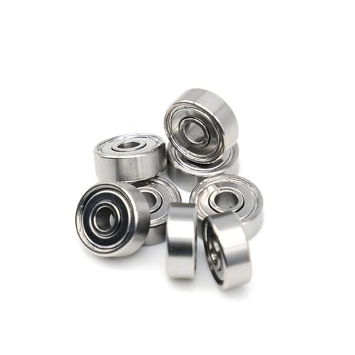 Roulements à billes S624ZZ de 4x13x5 mm à double blindage anti-poussière pour rotation fluide