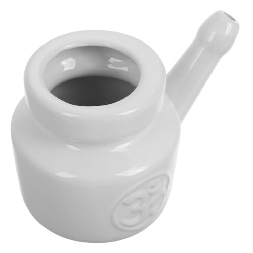Irrigation nasale non irritante avec le pot de rinçage des sinus en céramique