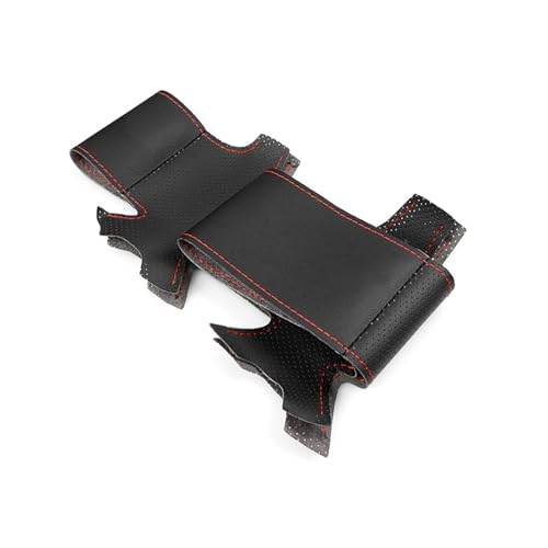 �ԃn���h���J�o �\�t�g���������U�[�J�o�[ �ɓK������ �S���t 4 �ɓK������ MK4 1998-2004 �ɓK������ �p�T�[�g �ɓK������ B5 1996-2005 DIY ��D���X�e�A�����O�z�C�[���g���� �n���h�� �ی�J(Black-red)