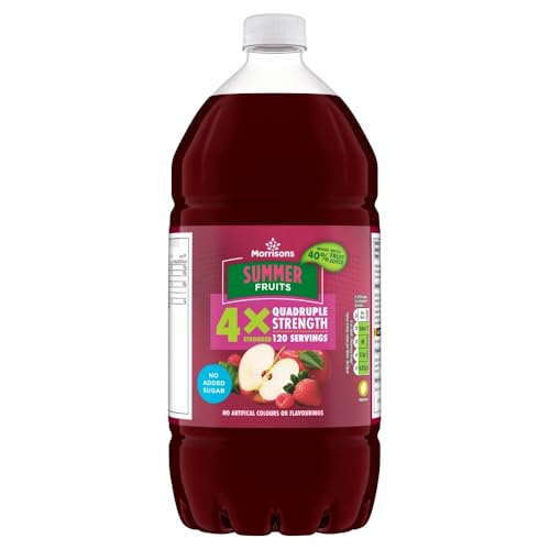 Morrisons Summer Fruits Quadruple Strength Squash 1.5L