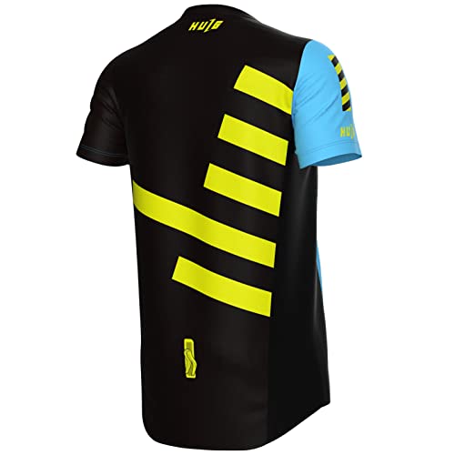 Foto von HULG Mountainbike-Shirt,Fahrradtrikot Herren,rennrad Trikot Herren,Fahrradtrikot Herren Kurzarm,MTB Trikot,Atmungsaktives Material,Schnell Trocknend, (style-02,XXL)