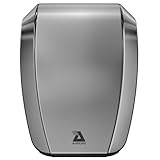 Silencioso y eficiente: disfruta de una experiencia de baño más silenciosa con nuestro secador de manos de bajo ruido, funciona a solo 70 dBA. Este secador de manos automatizado combina un diseño compacto con eficiencia ultra energética, por lo que es adecuado tanto para baños comerciales como residenciales.
