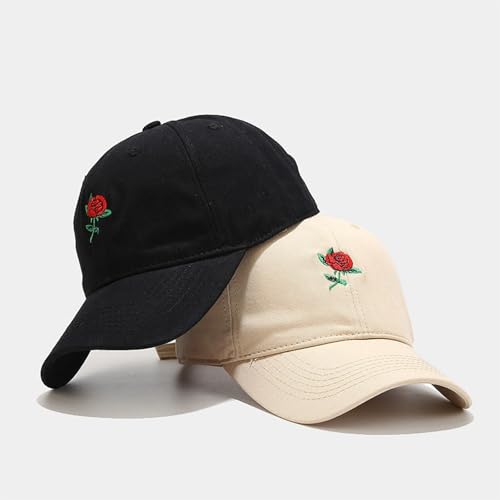 Gorra beisbolera negra bordada para hombre talla única miniatura 2