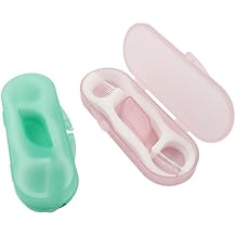 Travel Dental Floss Picks Professional Teeth Cleaning Tool Portable Flosser Dispenser with Toothpicks Includes 2 Storage Cases20Pcs