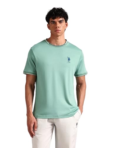 Image of U.S. Polo ASSN. Mens OEE08 Crew Neck Comfort Fit Lounge T-Shirt