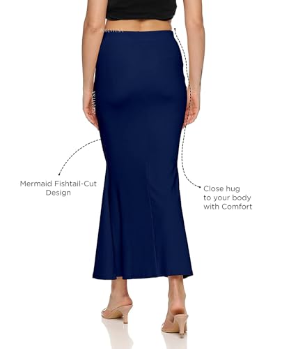 Image of Women's Saree Silhouette I Saree Shapewear Flare Petticoat for Women, Lycra Cotton Blended, Petticoat, Skirts for Women, Shape Wear Dress for Saree