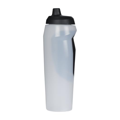 Image of Nike HYPERSPORT BOTTLE 20 OZ - CLEAR /BLACK /BLACK /CLEAR, 591 ML