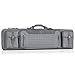 Savior Equipment Urban Warfare Tactical Double Carbine Long Rifle Bag Gun Case Firearm Backpack w/Pistol Handgun Case - 55 Inch Ash Gray