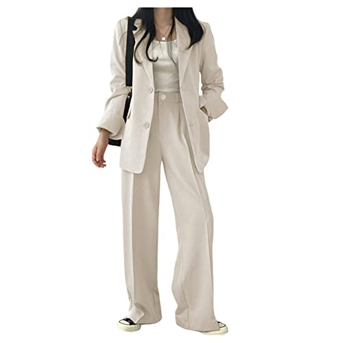 Menas Femininas Blazer Jacket Troushers Calças Conjunto Ladies Casual Office Work Roupfits