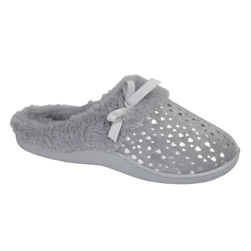 Chausson femme chaud pour pieds sensibles avec mousse à mémoire