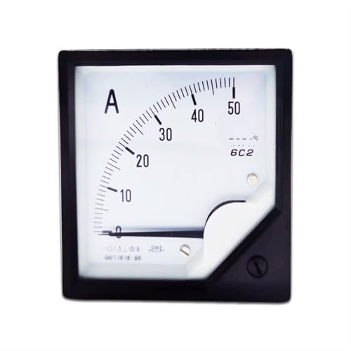 Ampèremètre analogique CC 1A fini les écrans figés jauge de tableau robuste 80mm